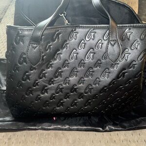 Used Glamaholic Black Matte Large Tote. Worn twice  *FINAL SALE*